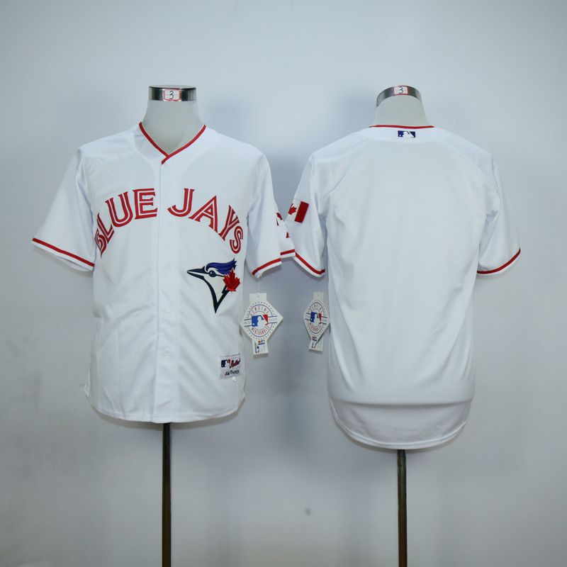 Men Toronto Blue Jays Blank White red MLB Jerseys